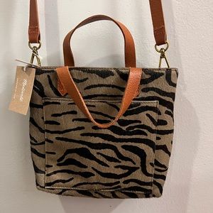 Madewell Green Zebra Bag